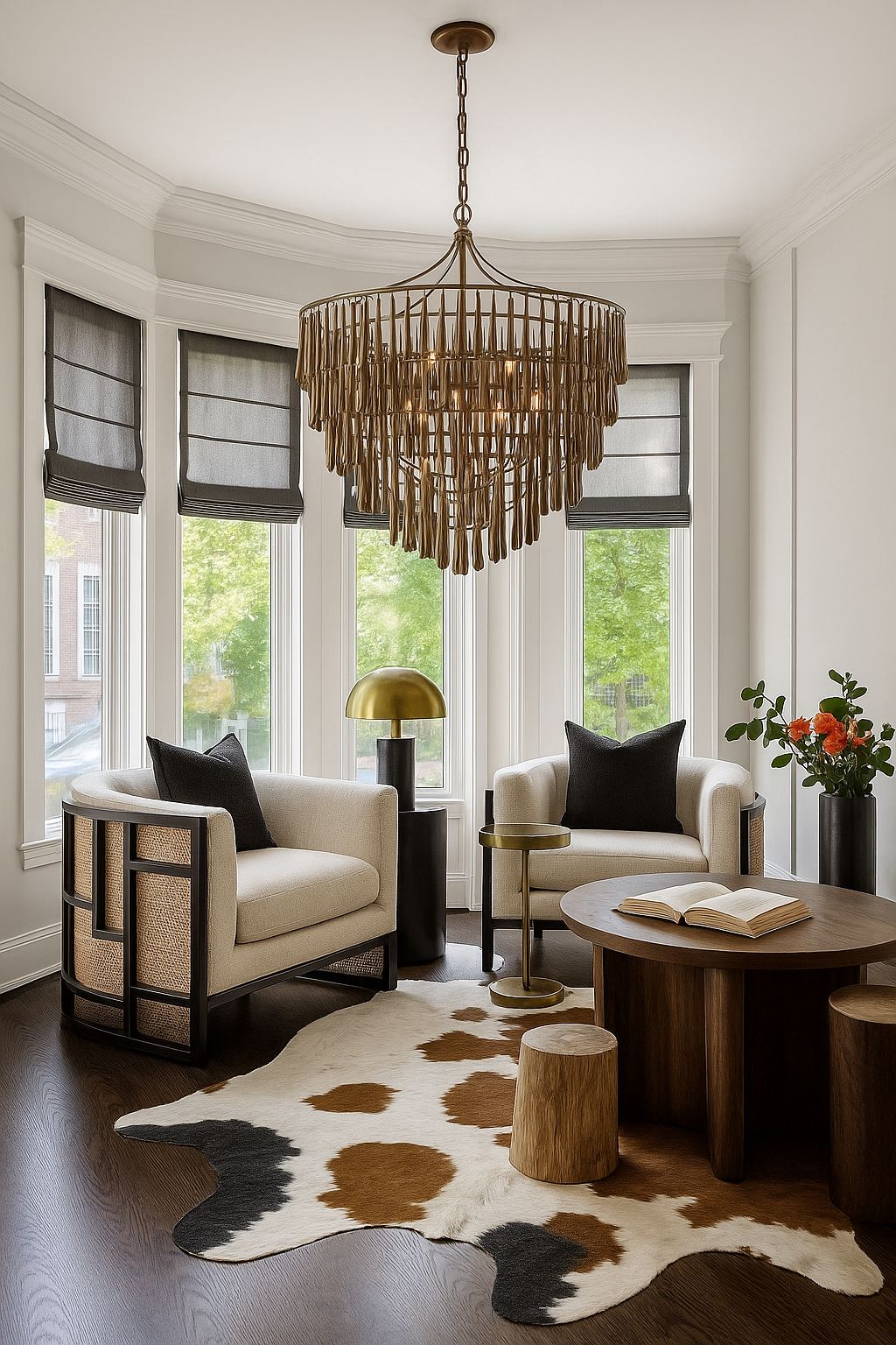 Crystal Drops" Chandelier