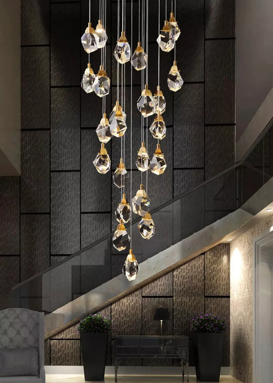 Hanging Crystal Beads Chandelier