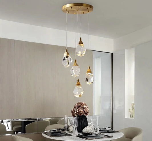Hanging Crystal Beads Chandelier