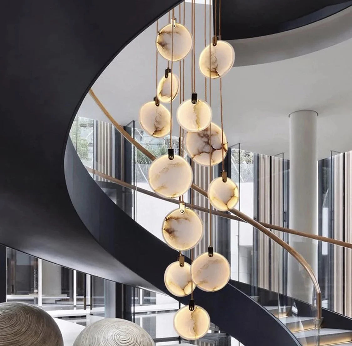 Marble Hanging Stair Light