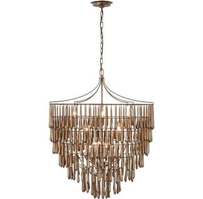 Crystal Drops" Chandelier