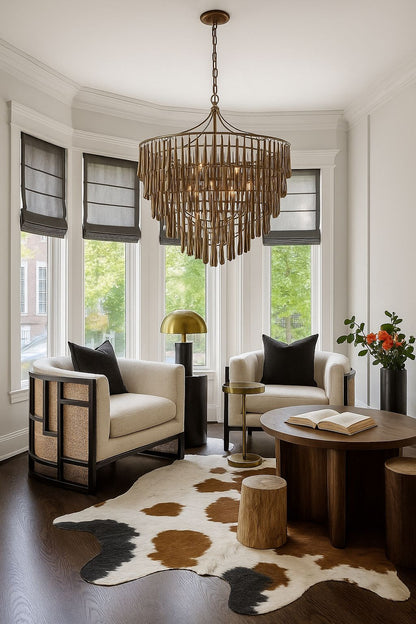 Crystal Drops" Chandelier
