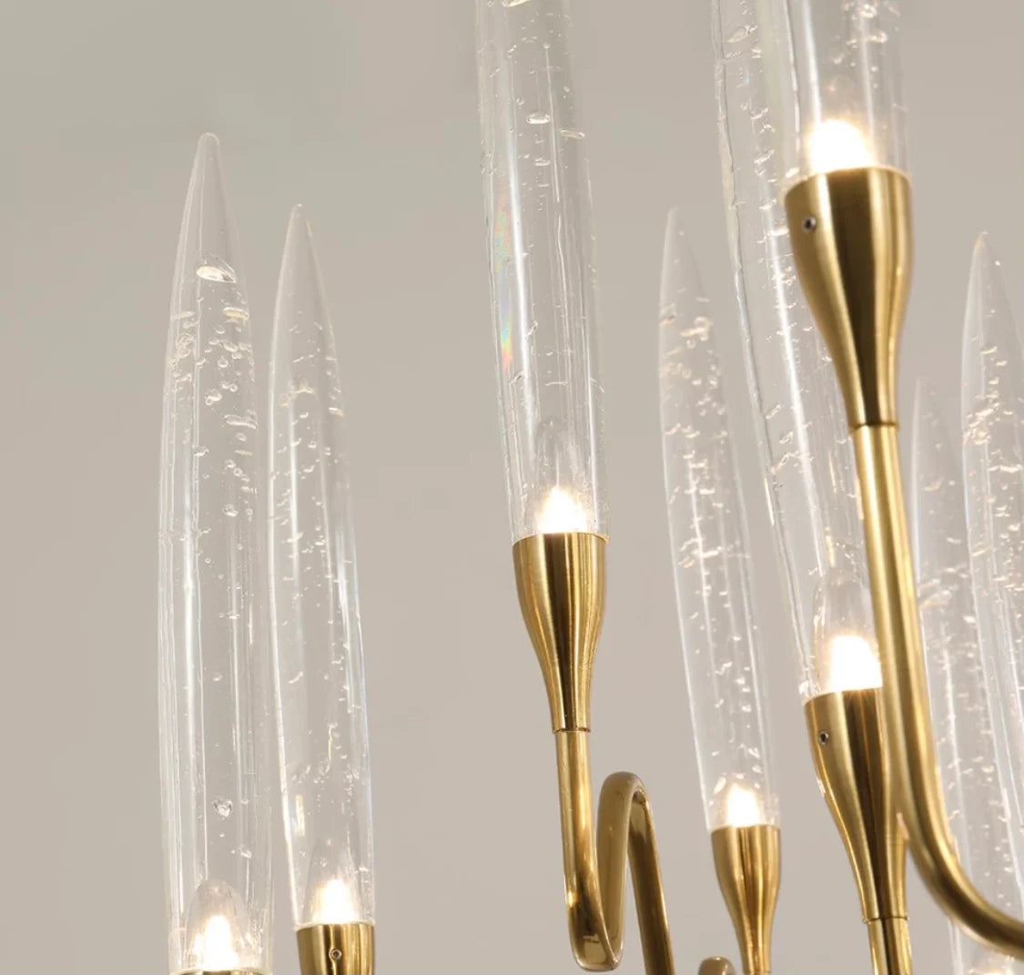 Crystal Chandelier in Candle Shape