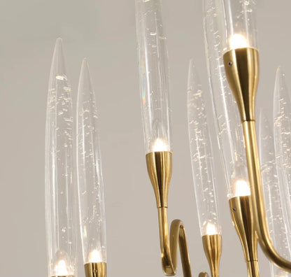 Crystal Chandelier in Candle Shape
