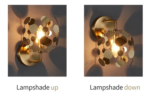 Gold Wall Lamp